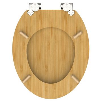 Schütte WC-Sitz WC-Sitz mit Absenkautomatik NATURAL BAMBOO (1-St)