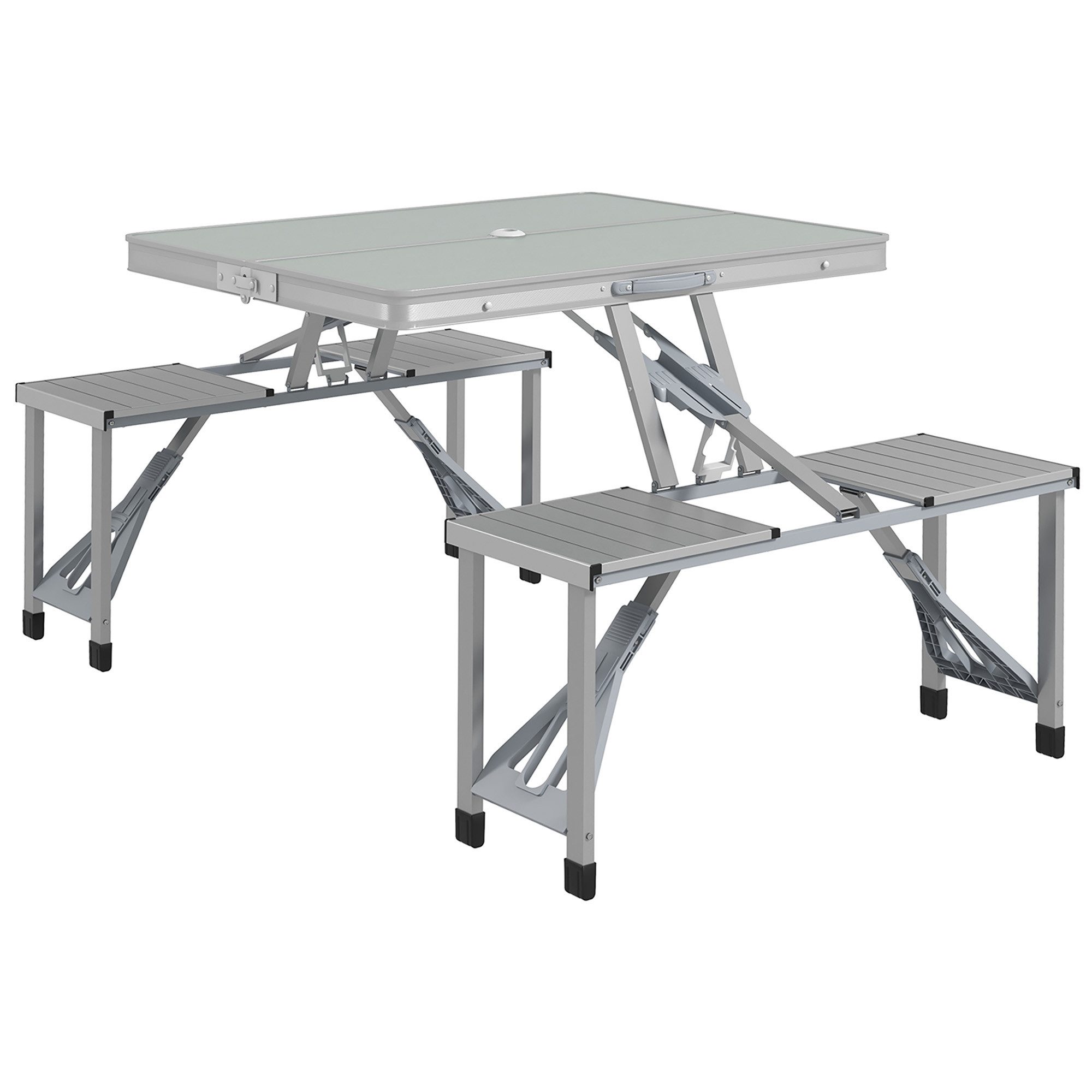 Outsunny Campingtisch aus Aluminium, leicht, 4 günstig online kaufen
