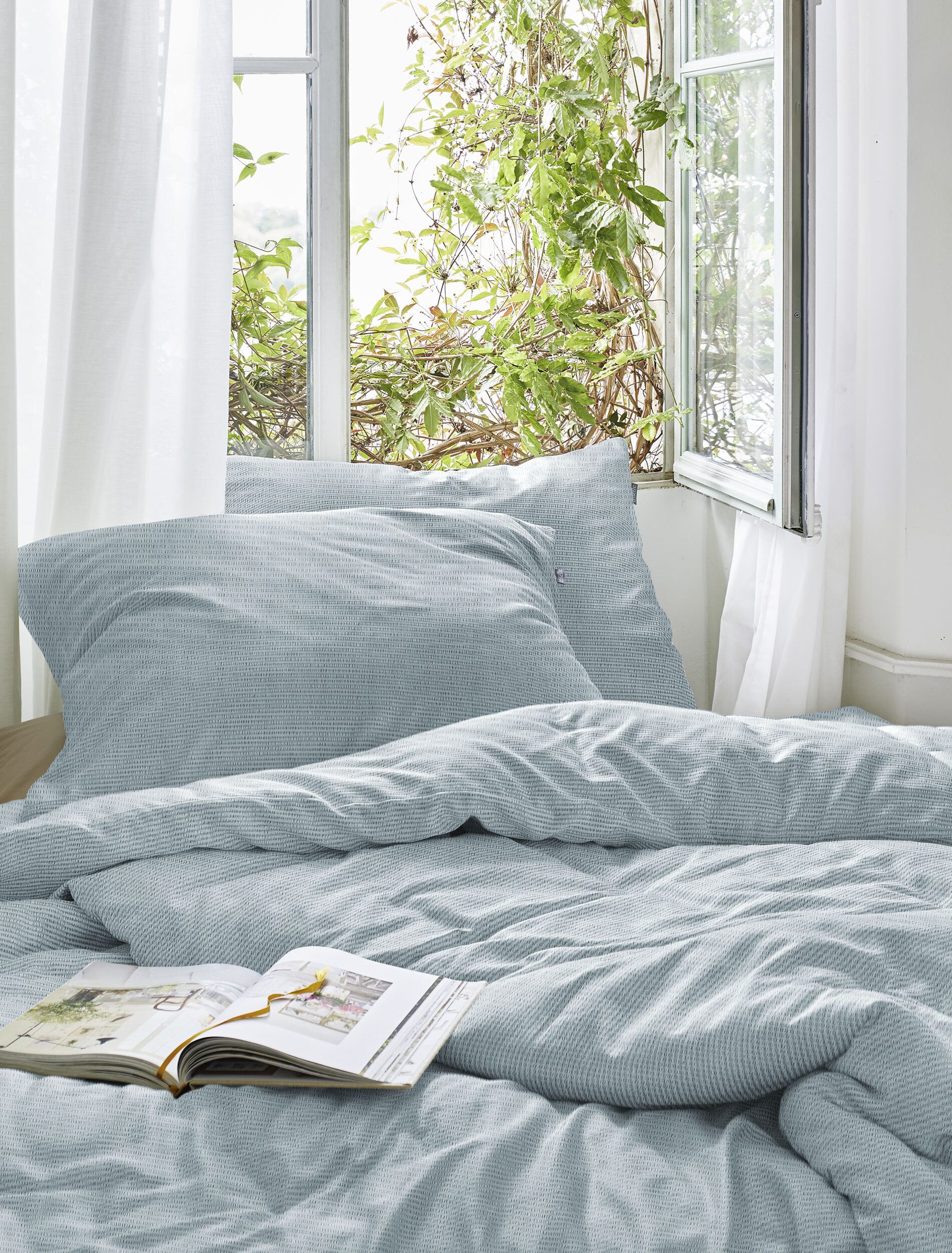 Irisette Bettwäsche Bettwäsche Seersucker Easy, 100% günstig online kaufen