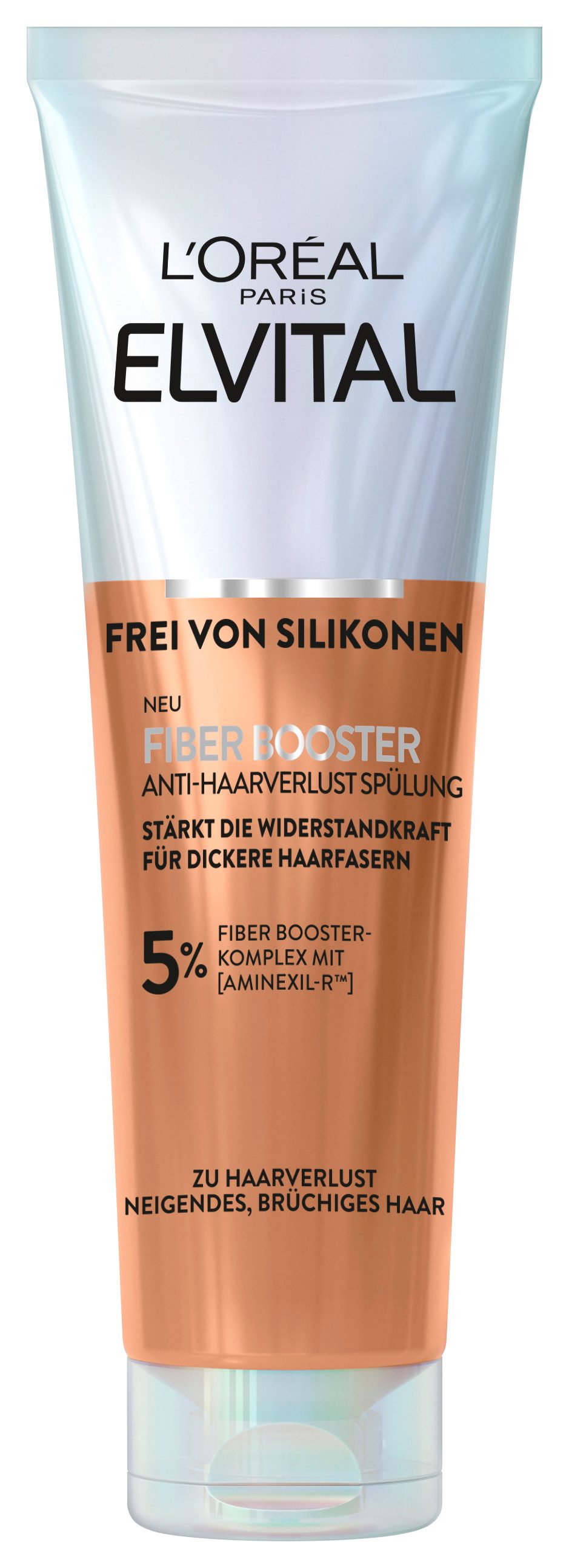 L'ORÉAL PARIS Haarspülung L'Oréal Paris Elvital Fiber Booster Spülung, Reduziert Haarverlust und Haarbruch und stärkt das Haar
