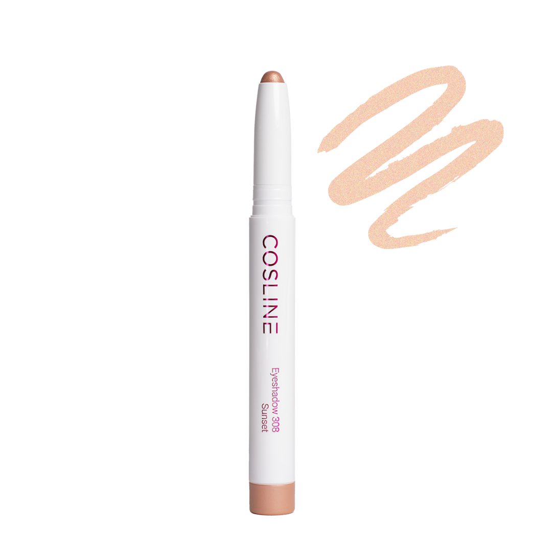 Cosline Cosmetics Lidschatten Eyeshadow, Praktische Stiftform, cremige Textur, langanhaltend, vegan