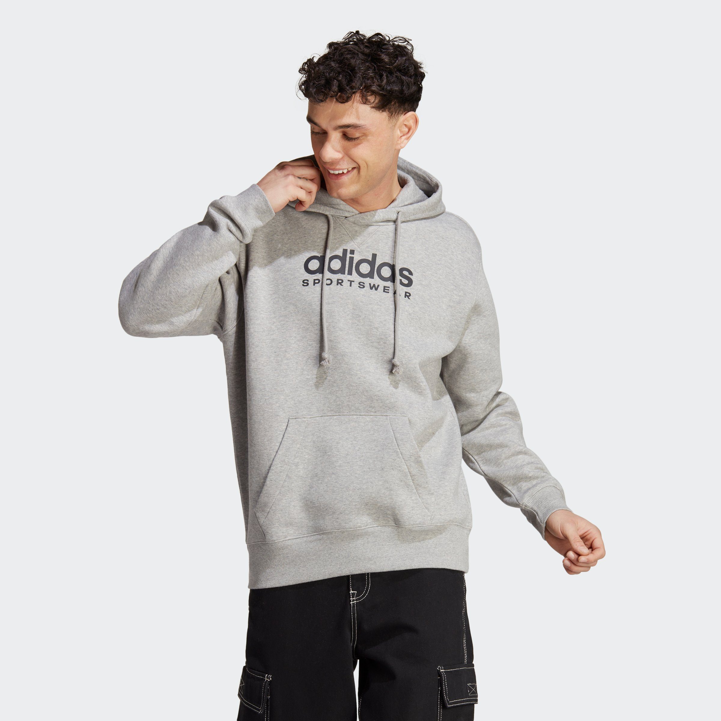 Heather Kapuzensweatshirt Medium Grey FLEECE HOODIE ALL Sportswear SZN GRAPHIC adidas