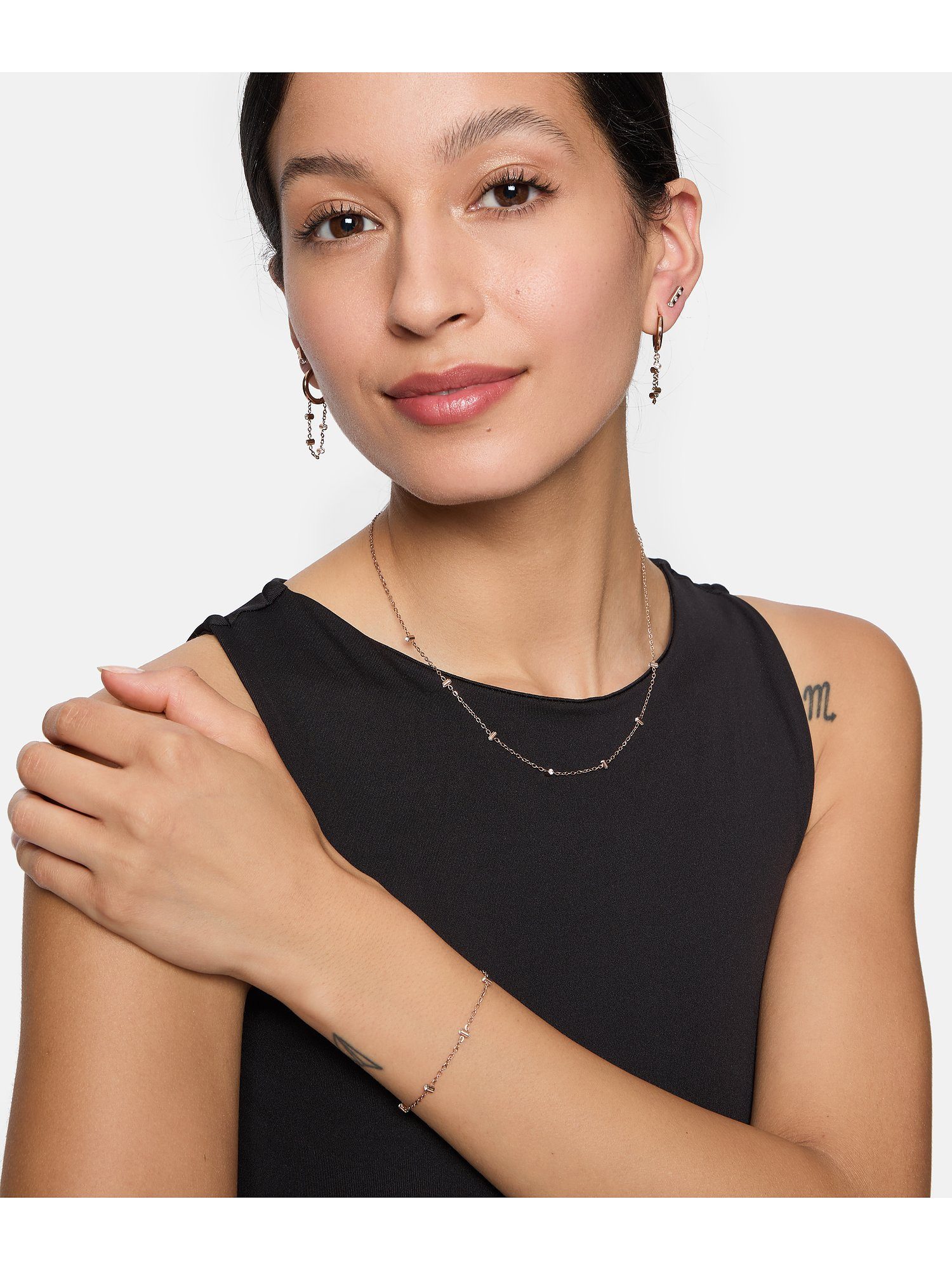 Tamaris Paar Creolen Tamaris Damen-Creolen Edelstahl günstig online kaufen