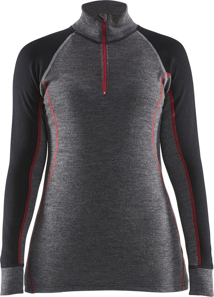Blåkläder T-Shirt Damen Thermo-Shirt Half-Zip XWarm