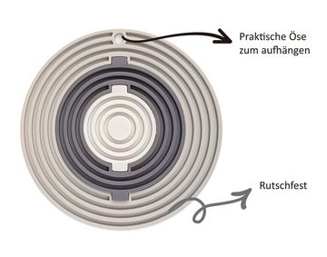 NEOFLAM® Topfuntersetzer FIKA 3in1 Silikon- Untersetzer, 3-tlg., Spülmaschinenfest, Rutschfest, Hitzebeständig