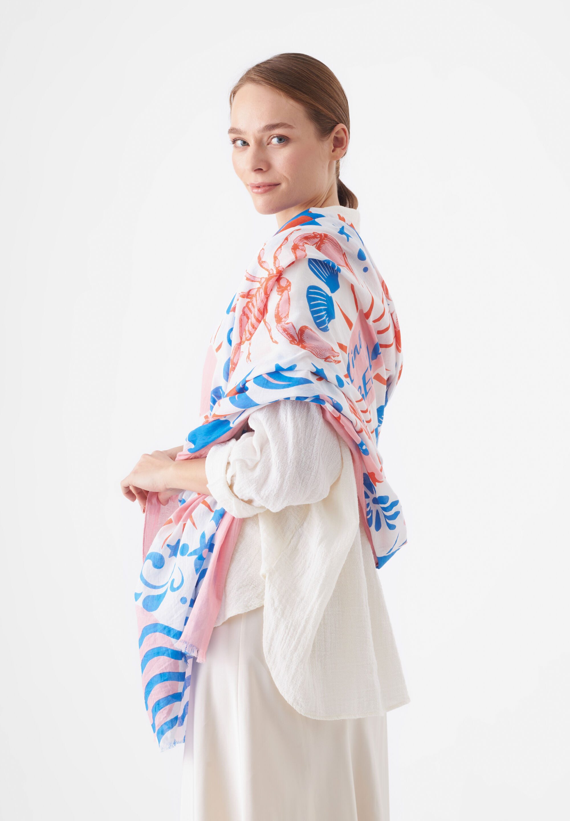 Codello Halstuch, mit Meeres-Motiven günstig online kaufen