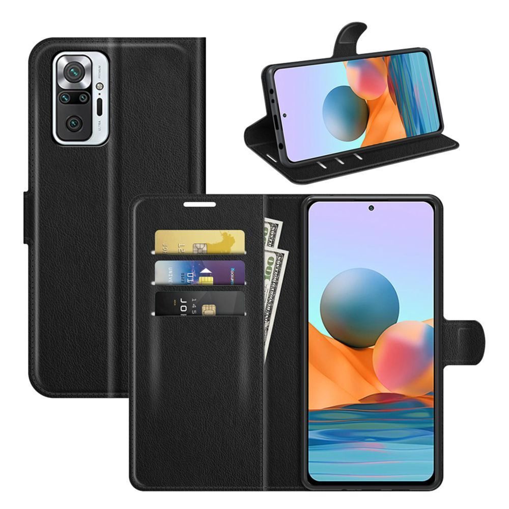 betterfon Smartphone-Hülle Handytasche für Xiaomi Klapphülle Flip Case Schwarz, 3 Kartenfächer, Magnetverschluss & Standfunktion im Lederlook