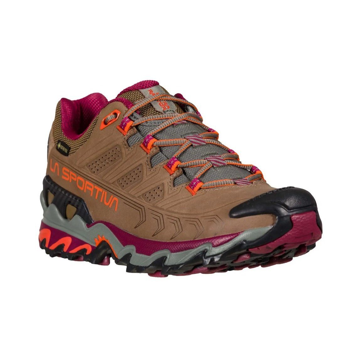 Ultra Raptor II Leather GTX (Nubukleder, wasserdicht) braun/plum Damen Wanderschuh