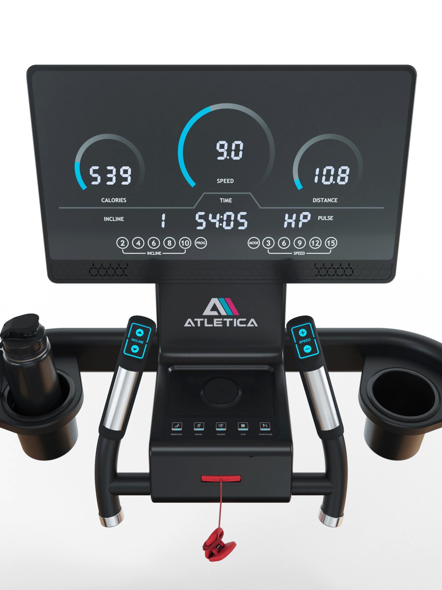 ATLETICA Laufband MagnaSled, Laufband & Sled Push, 31 Widerstandslevel