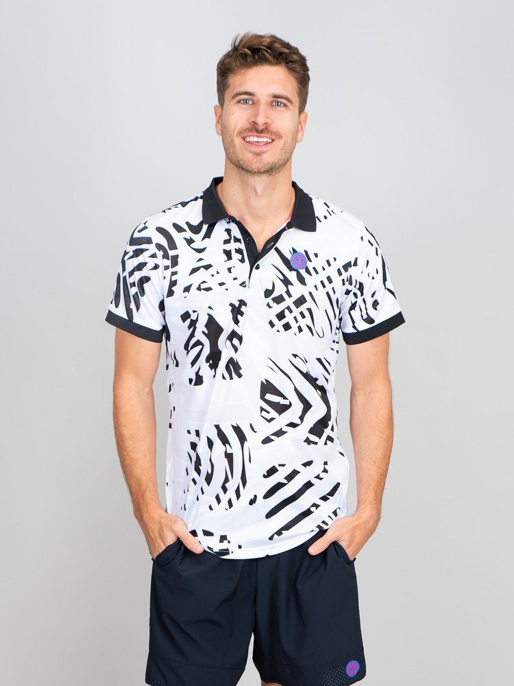 BIDI BADU Tennisshirt Melbourne Polo für Herren in weiß
