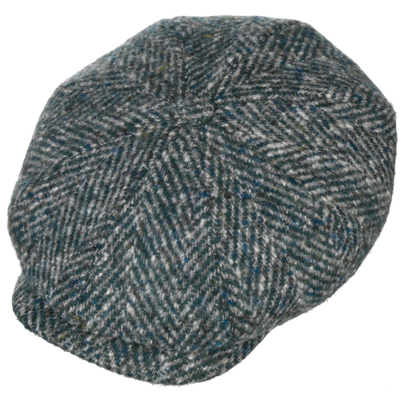 mit (1-St) Schirm Cap Flat Stetson blau-grün Wollcap