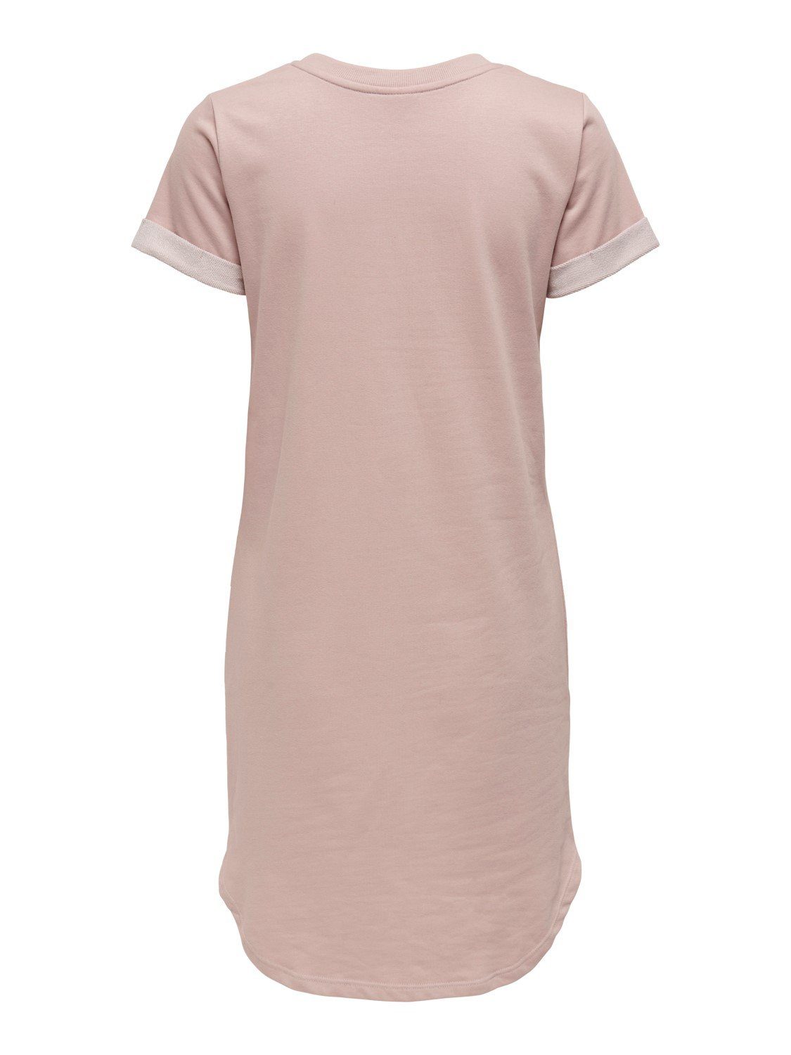 JACQUELINE de YONG Tunika Midi Dress Lockeres Shirtkleid Rundhals in 1-tlg) JDYIVY Shirtkleid 3606 Rosa Kleid (lang