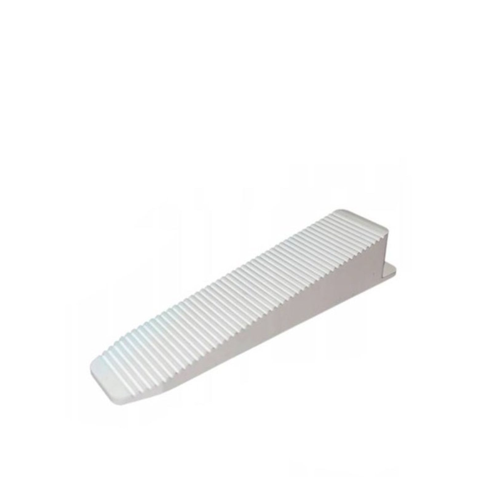 Verlegeset 50 Stück Keile SOLID Fliesen Nivelliersystem (105×22×20 mm), weiß, PREMIUM, Fliesenkeile Fliesen Verlegung Nivelliersystem Verlegesystem