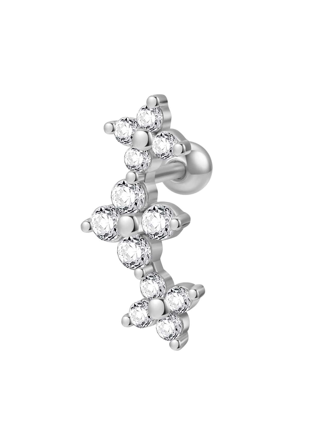 Hey Happiness Single-Ohrstecker Piercing Blume, Knorpel günstig online kaufen