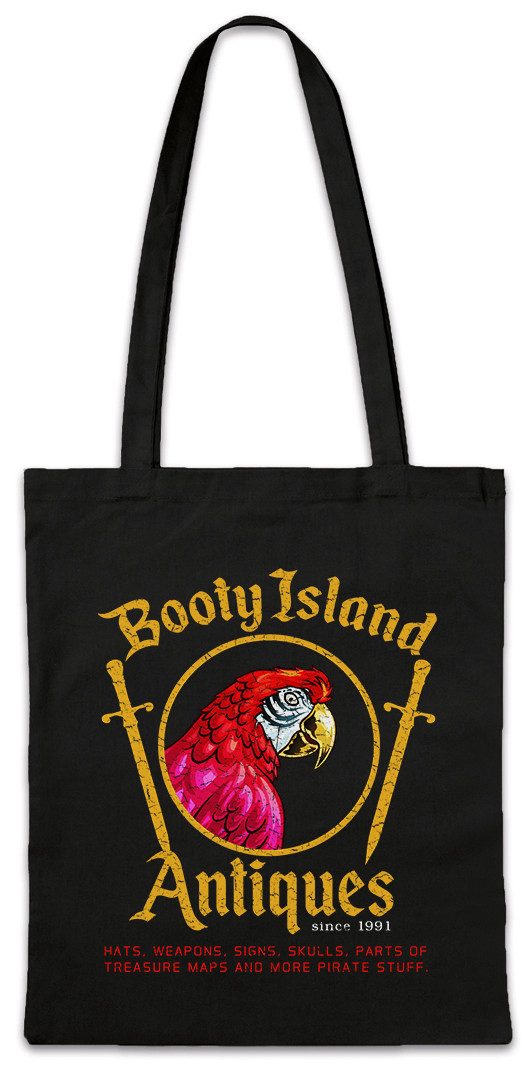 Beuteltasche Booty Island Antiques Stofftasche The Game Secret of Logo Monkey