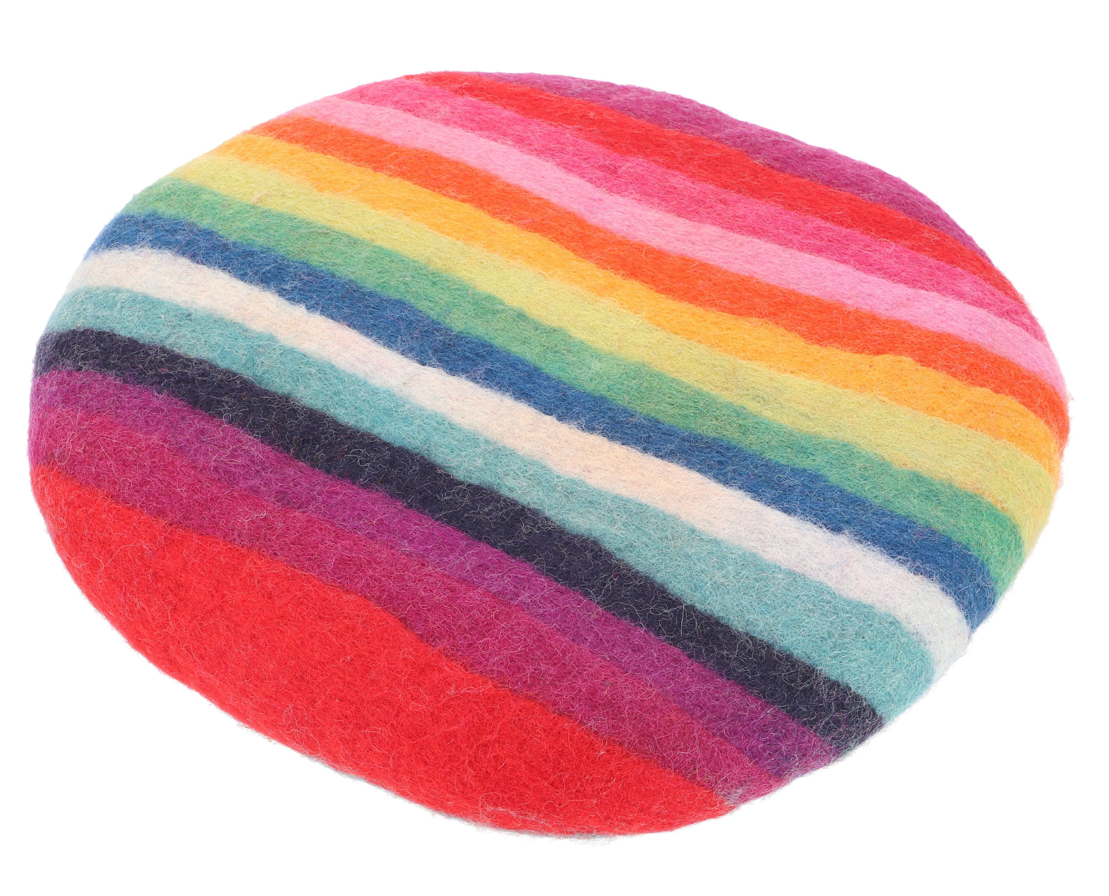 Guru-Shop Meditationskissen Dicke Filz Stuhlauflage, Sitzkissen,..