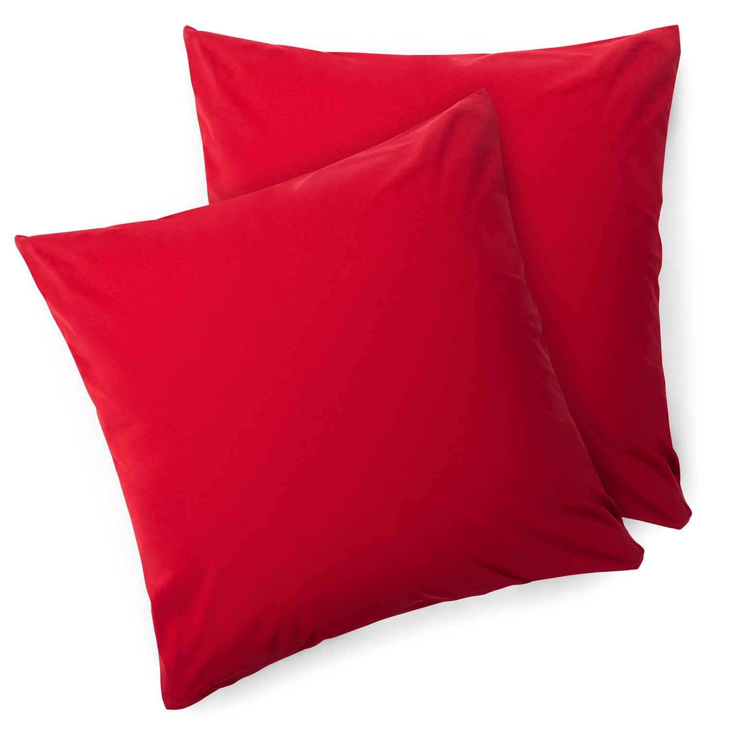 Blumtal Kissenbezug Premium Jersey 2er Set, Oeko-Tex Zertifiziert, (2 Stück), 100% Baumwolle