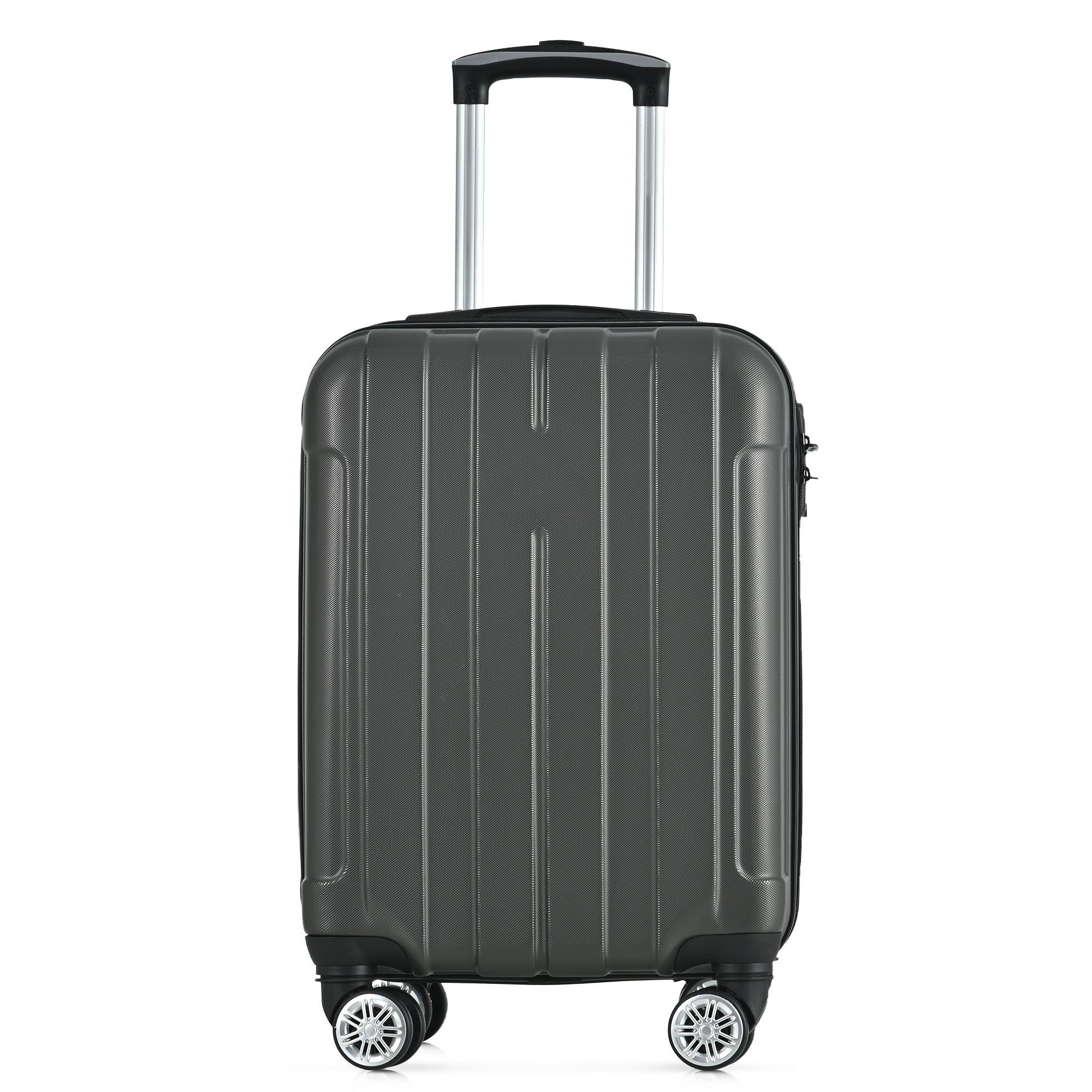 Hartschalen-Trolley Hartschalen-Handgepäck, 4 Rollen, Koffer mit TSA-Schloss und Universalrad, Erweiterbar Seitengriff