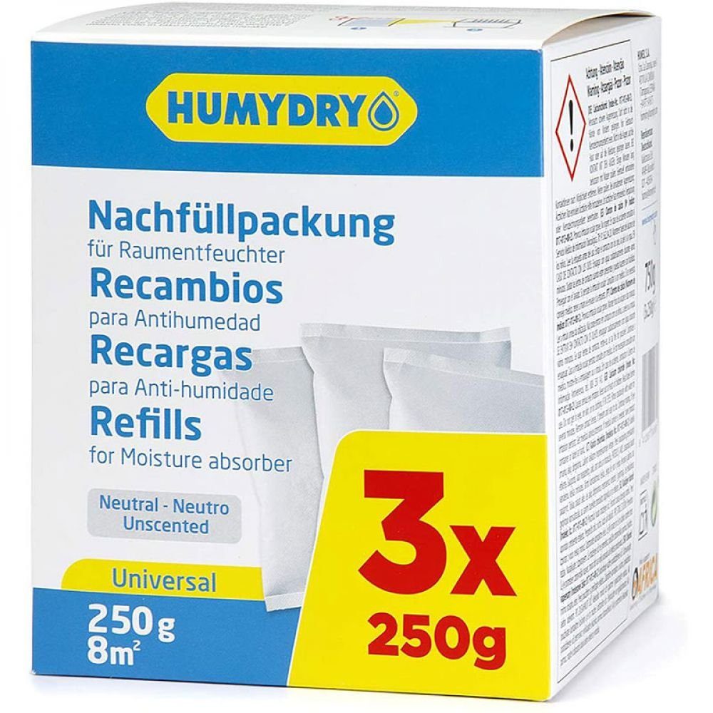 Humydry Luftbefeuchter Humydry Nachfüllpack 3x250g Geruchsneutral günstig online kaufen