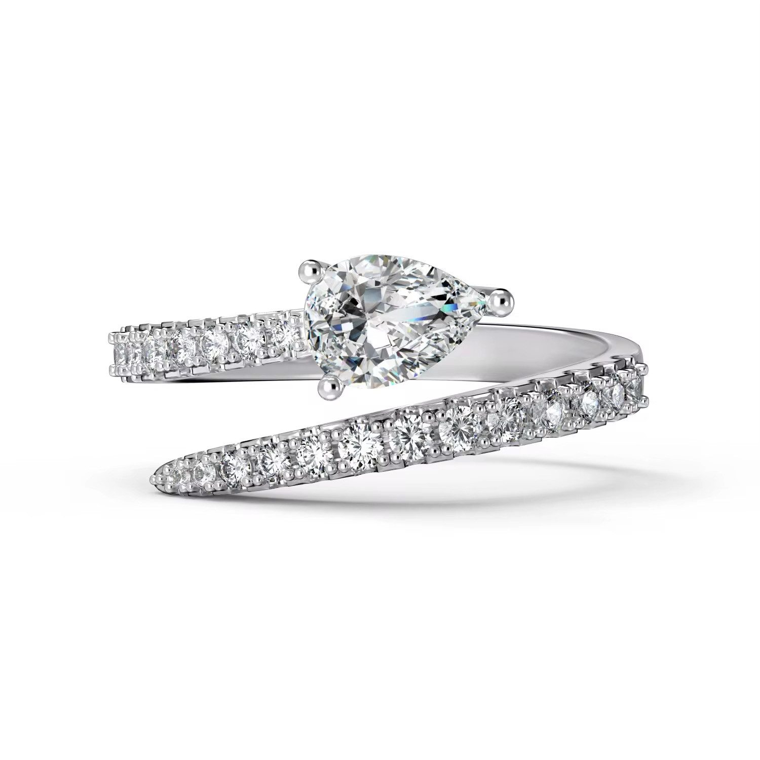 ROUGEMONT Solitärring Exquisiter Damen Ring Solitärring günstig online kaufen