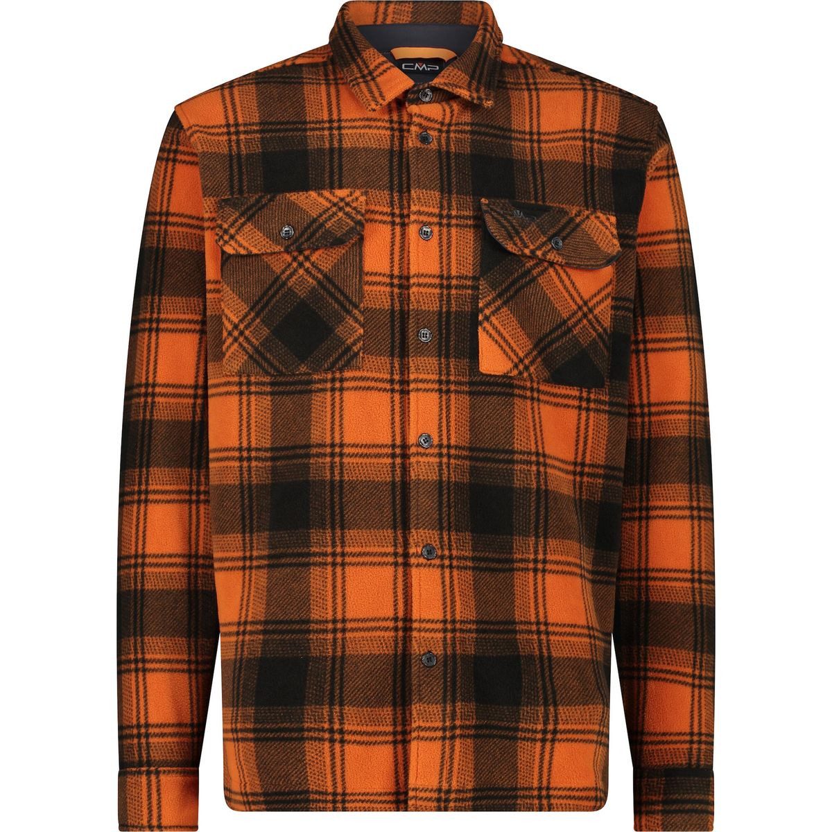CMP Outdoorbluse MAN Shirt Vielseitiges, atmungsaktives Fleecehemd für Herren, ideal für Alltag