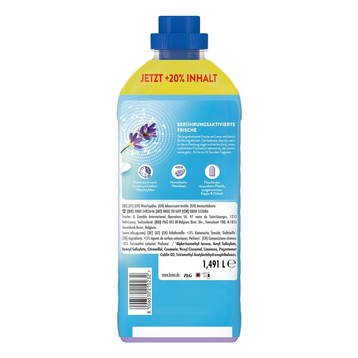 LENOR Tag in der Provence Weichspüler (71 WL, 1491 ml)