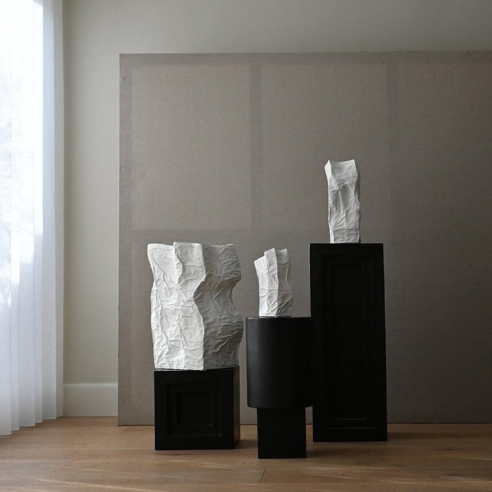 101 Copenhagen Dekovase Vase Kami Medio Bone White (35cm)