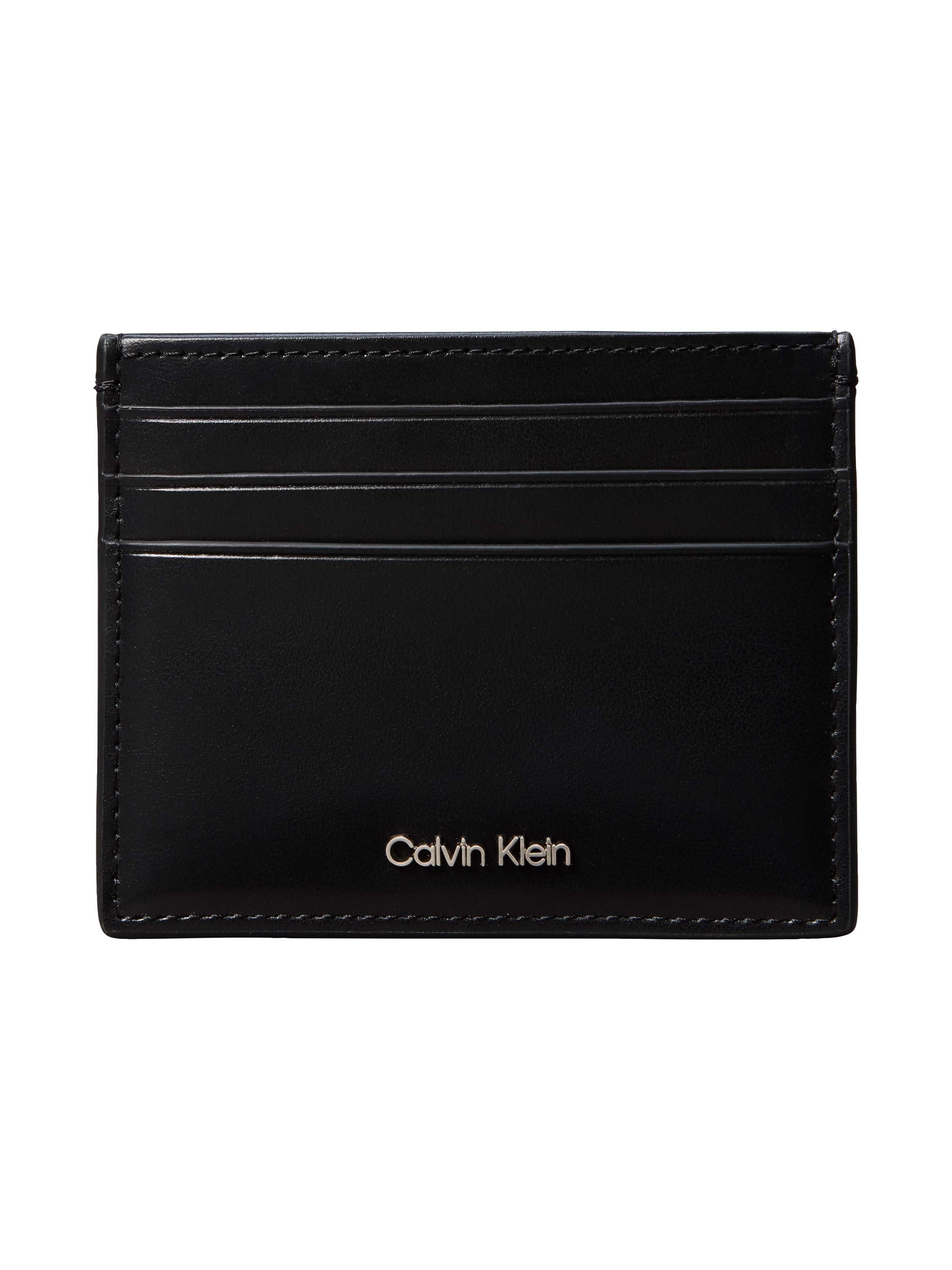 Calvin Klein Kartenetui RAISED CARDHOLDER, Unisex Geldbörse, Kreditkartenetui mit Logo-Schriftzug