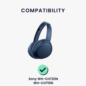 kwmobile 2x Ohr Polster für Sony WH-CH720N / WH-CH710N Ohrpolster (Ohrpolster Kopfhörer - Kunstleder Polster für Over Ear Headphones)