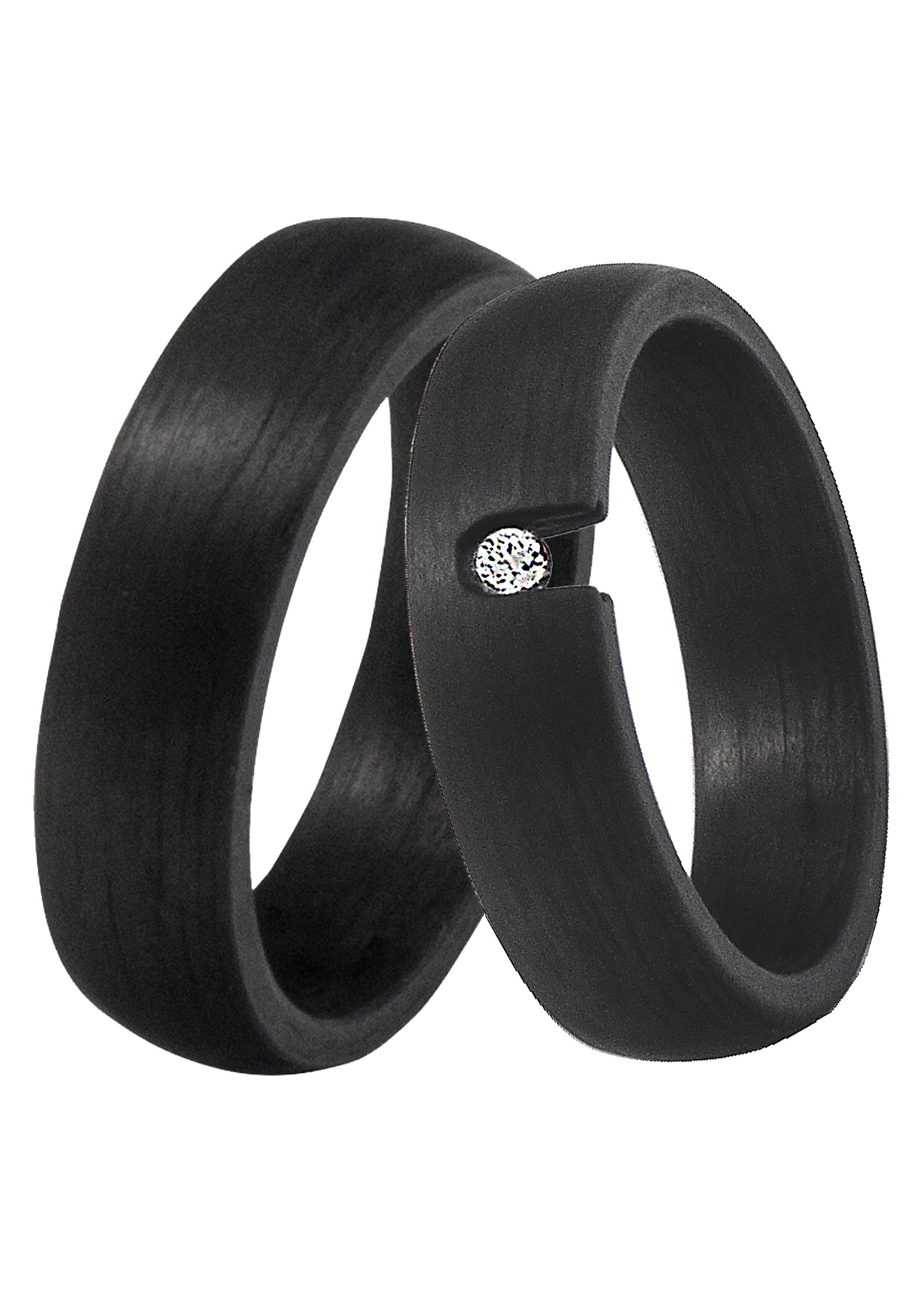 DOOSTI Trauring Schmuck Geschenk CARBON Trauring Ehering Partnerring LIEBE, günstig online kaufen