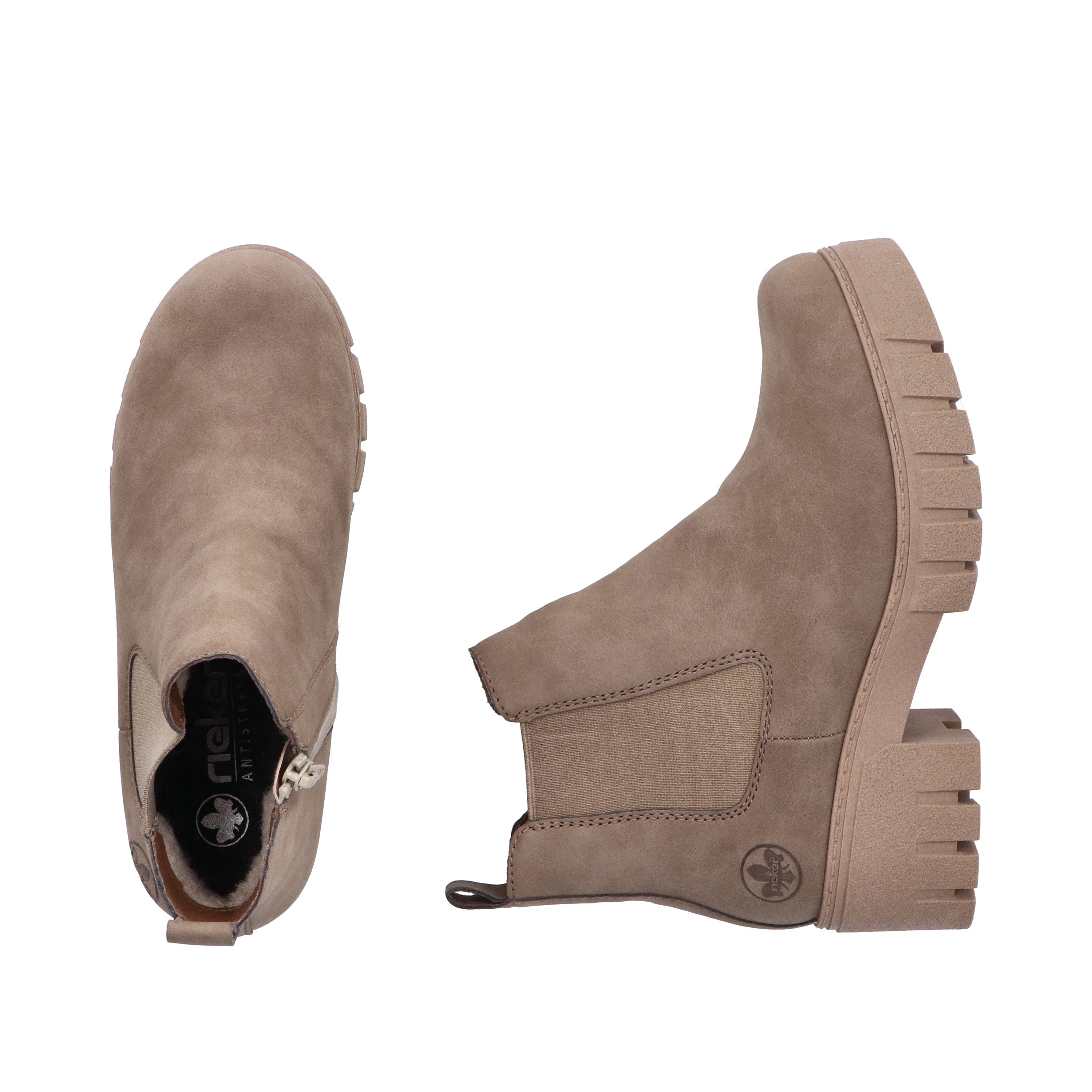 Rieker Winterboots Chelseaboots, Ankleboots, Stiefelette mit Profilsohle