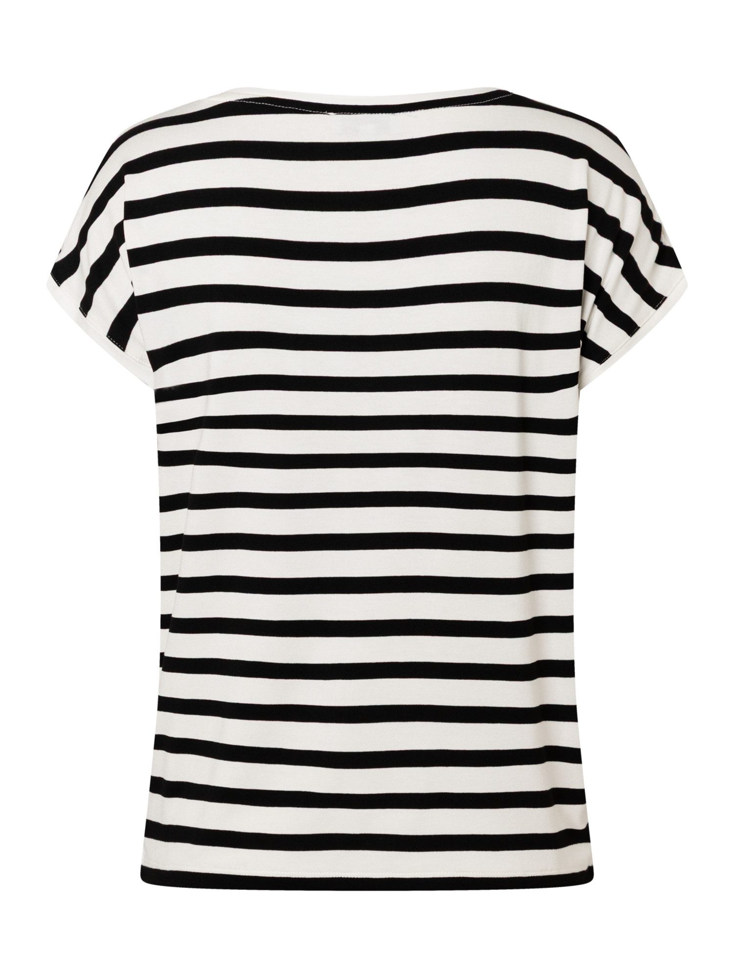 MORE&MORE Kurzarmshirt bequemes, softes Kurzarmshirt, gestreift