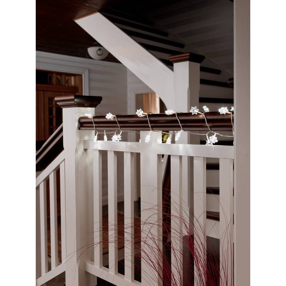 KONSTSMIDE Lichterkette LED Dekolichterkette, klare Sterne, 24 warm Dioden 4090-103