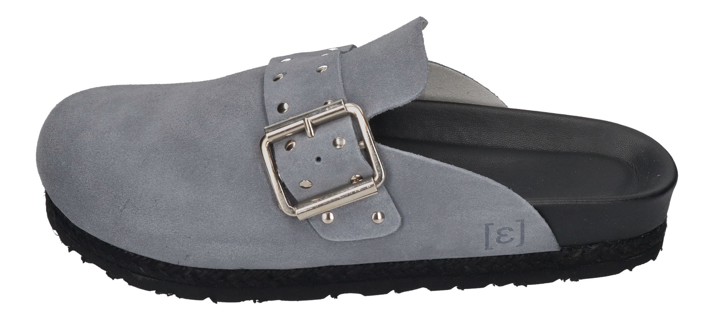 espadrij l´originale CLOQ RIVET Pantolette Gris günstig online kaufen