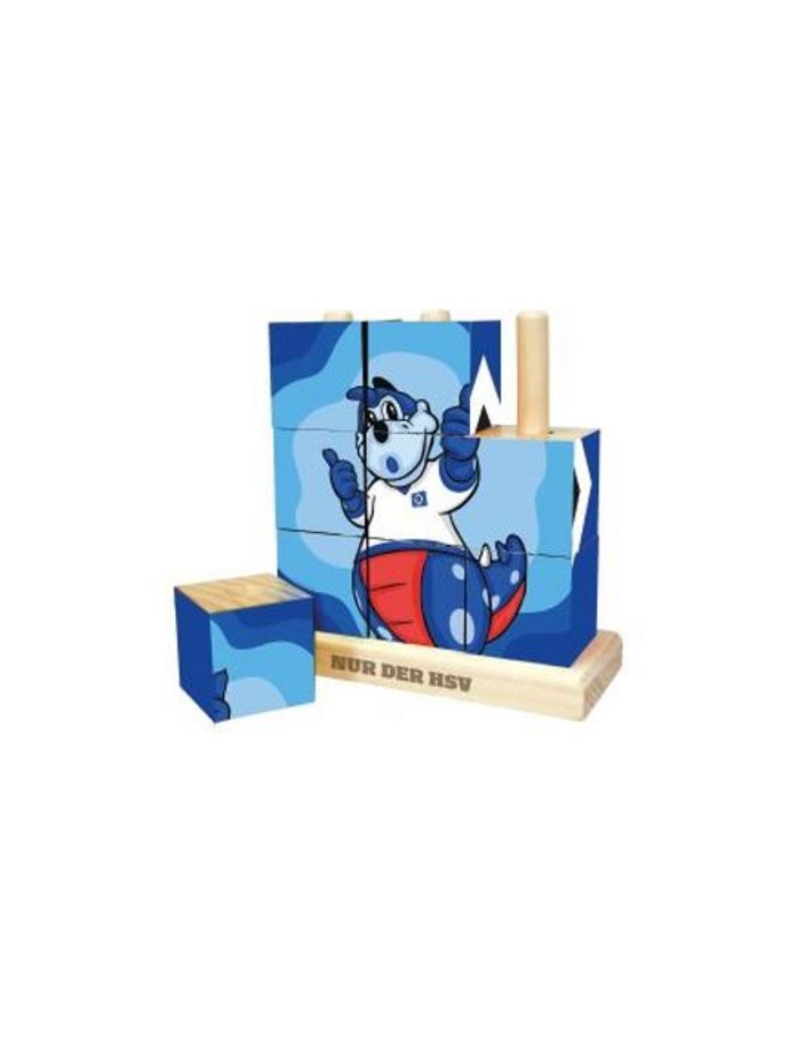 VertriebsArena GmbH Würfelpuzzle HSV Bilderwürfel, Puzzleteile