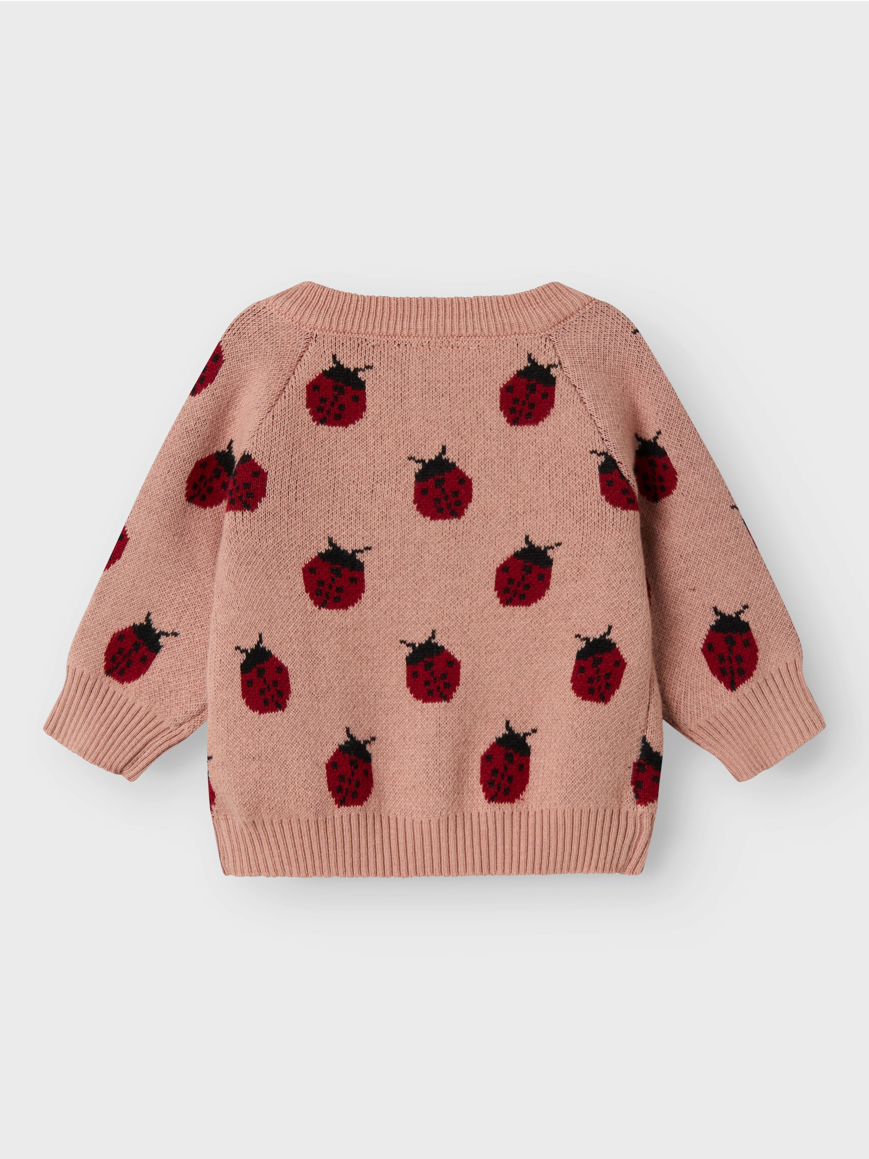 Lil' Atelier Strickjacke NBFLULIO KNIT CARD LIL NOOS