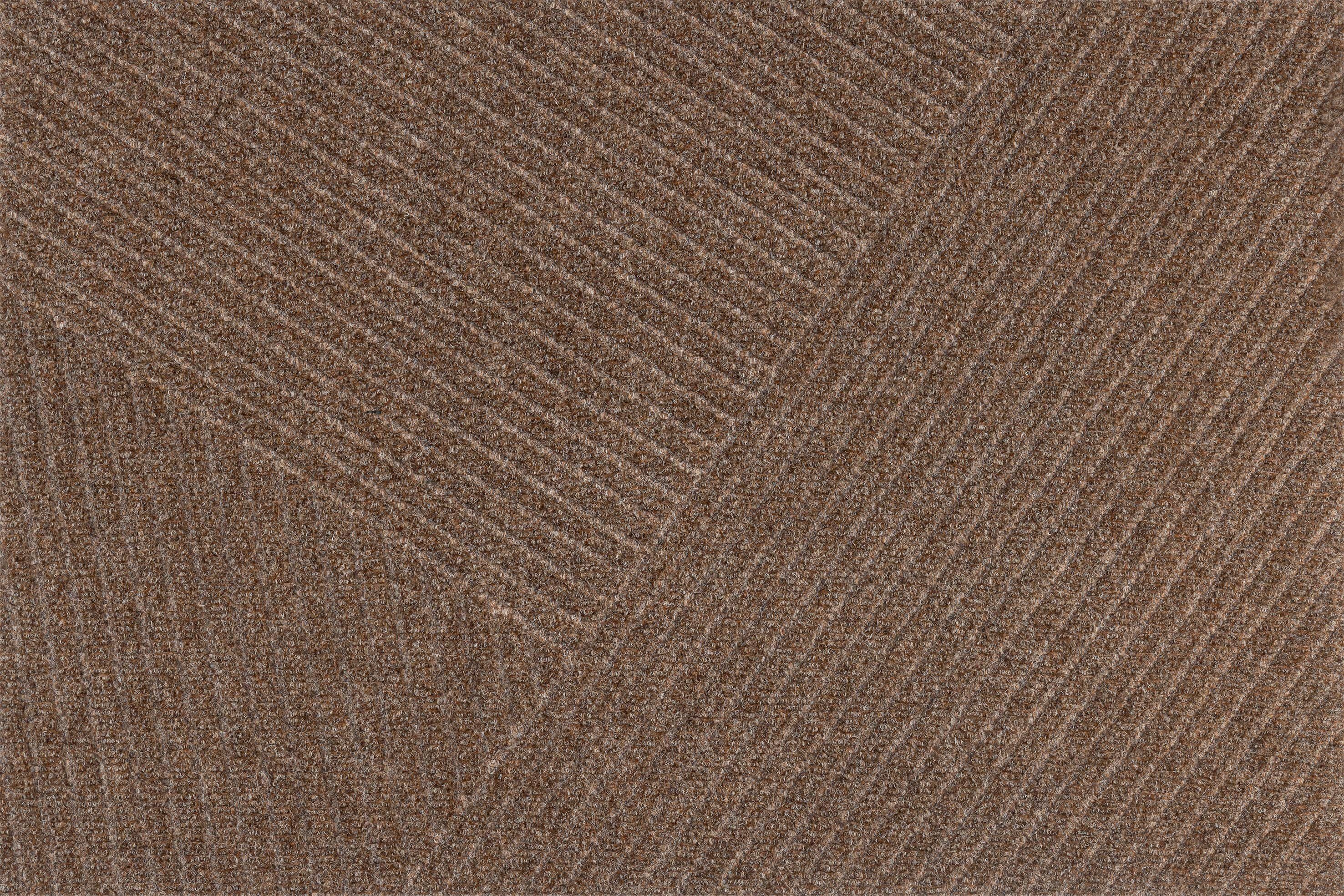 wash+dry by Kleen-Tex Fußmatte "DUNE Stripes taupe" rechteckig 8 mm Höhe günstig online kaufen