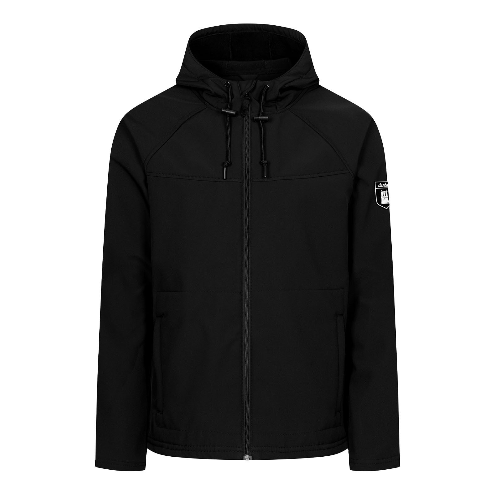Derbe Softshelljacke Isleby mit seitlichen Reißverschlüssen