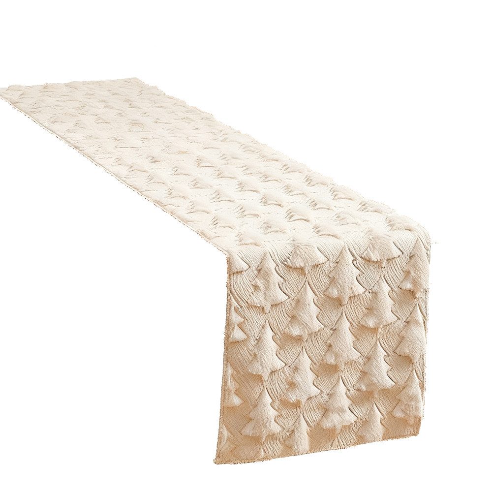 CLTYQ Tischläufer Tischläufer Halloween mit 3D-Weihnachtsbaum,Weich Tisch l günstig online kaufen