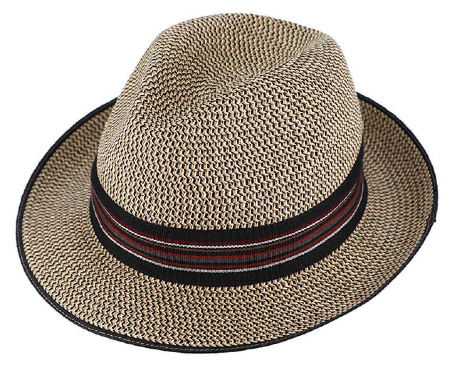 Fiebig Strohhut Knautschbarer Papierhut Fedora