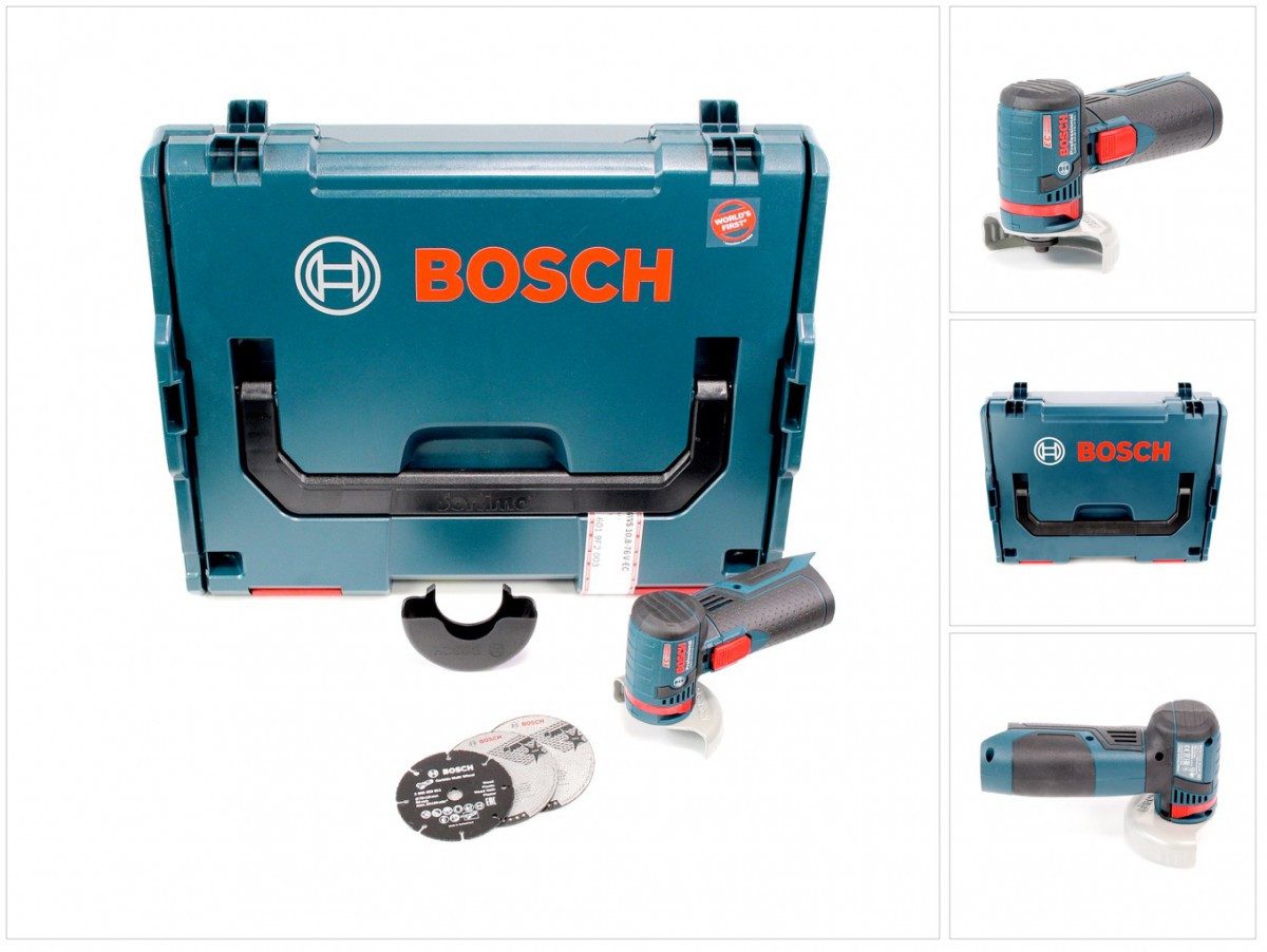 Bosch Professional Akku-Winkelschleifer GWS 10,8-76 V-EC Akku Winkelschleifer 10,8V (06019F2003) 76mm Solo