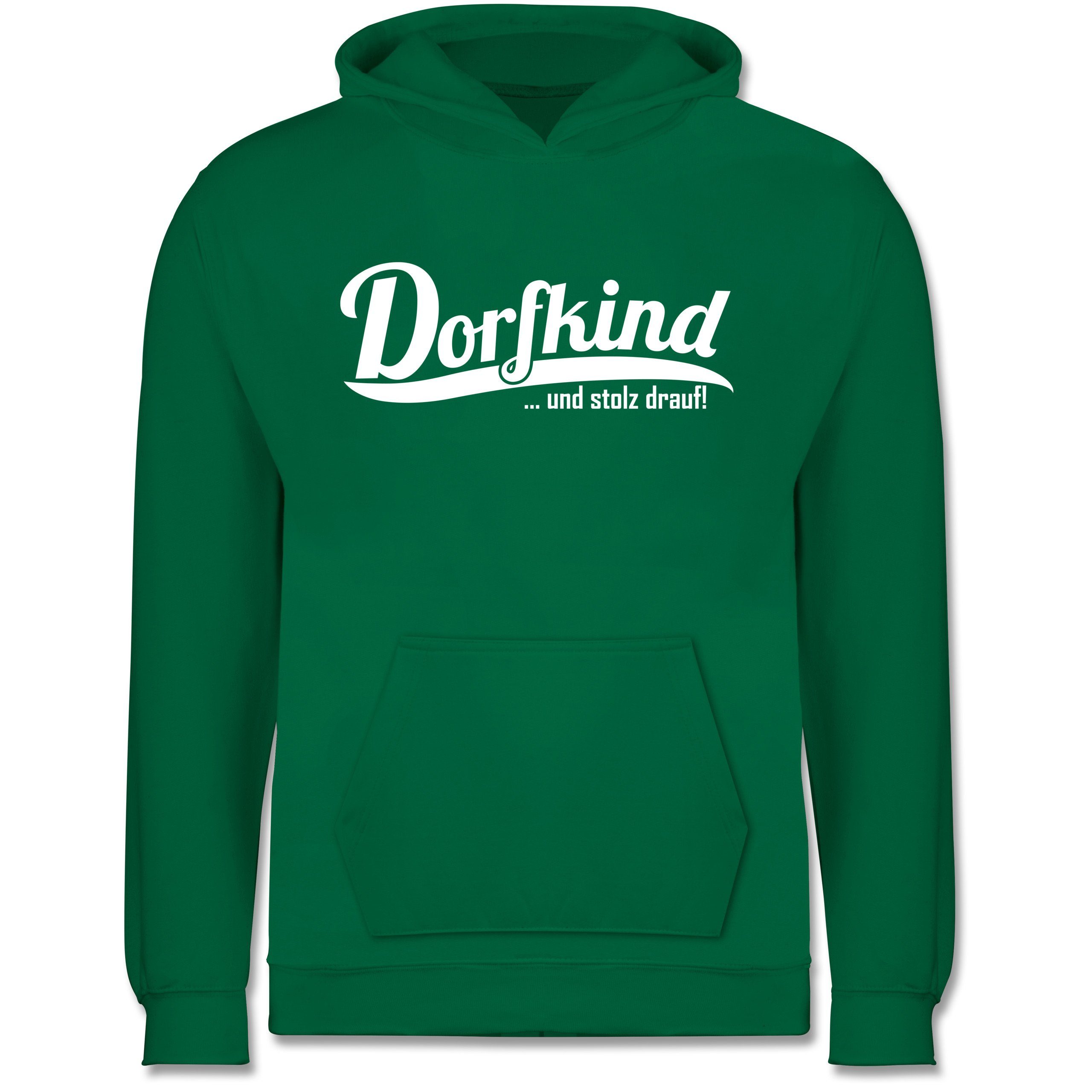 Shirtracer Hoodie »Dorfkind und stolz drauf Weiss Sprüche Kinder