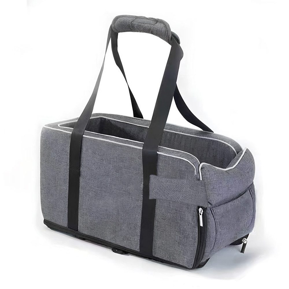 Hunde-Autositz Mittelkonsolen-Hundesitzerhöhung mit Befestigung und Sicherheitsleine