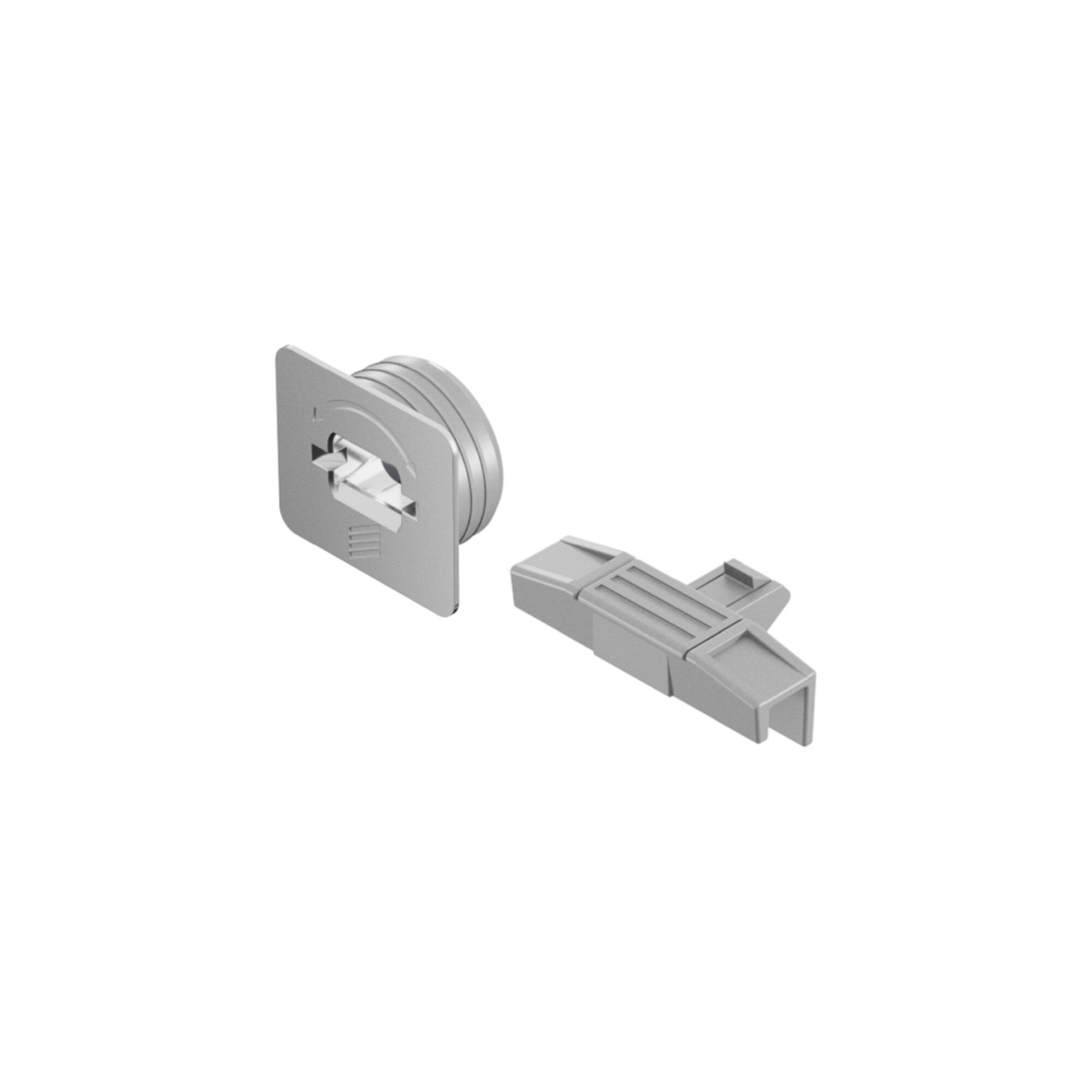Hettich Schubkasten Hettich AvanTech YOU Mitnehmer für Innenfront, silber