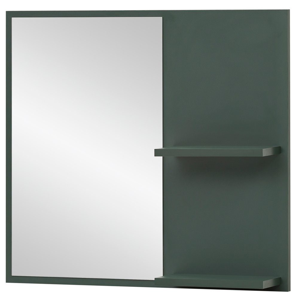 Lomadox Wandspiegel KELLA-80, Spiegelelement in 67/60/12,2 cm B/H/T: ca. waldgrün