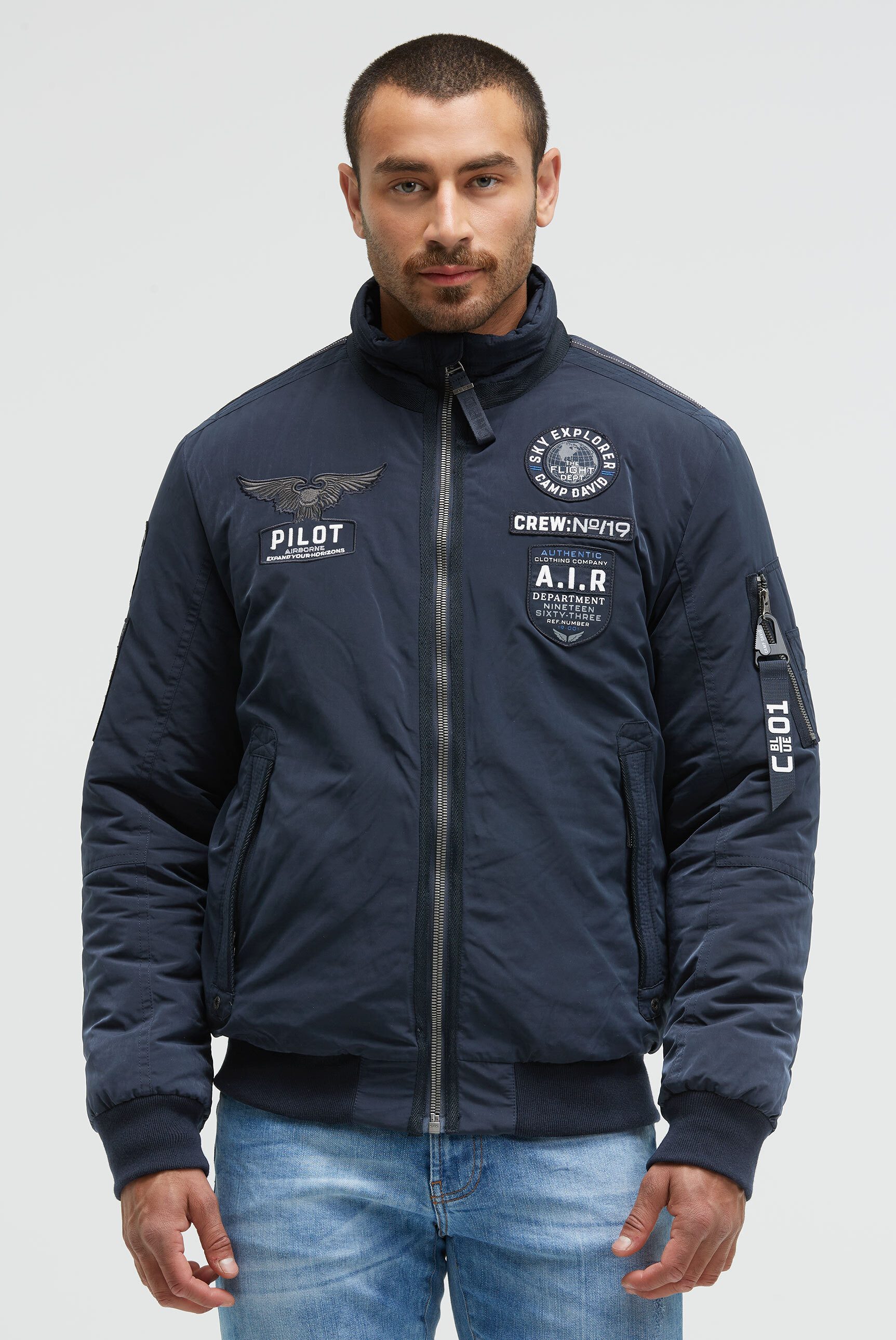 CAMP DAVID Outdoorjacke mit Ärmeltasche günstig online kaufen
