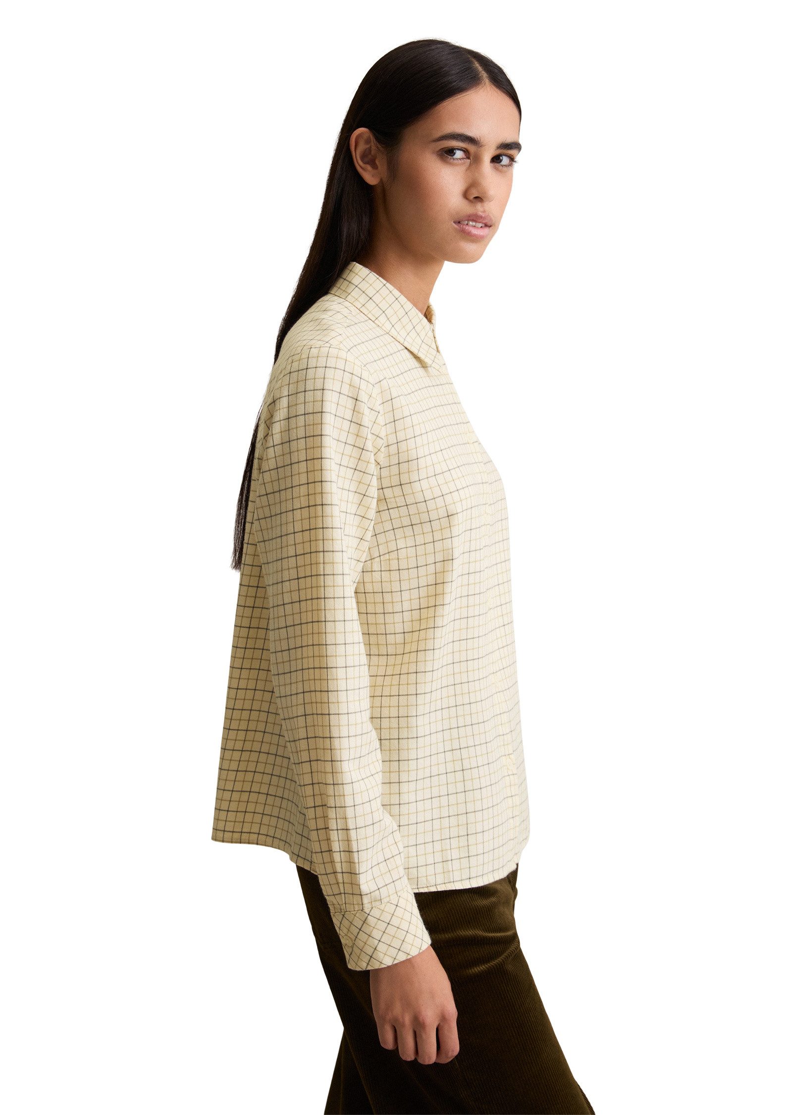 Marc O'Polo DENIM Langarmbluse in softer Flanell-Qualität günstig online kaufen