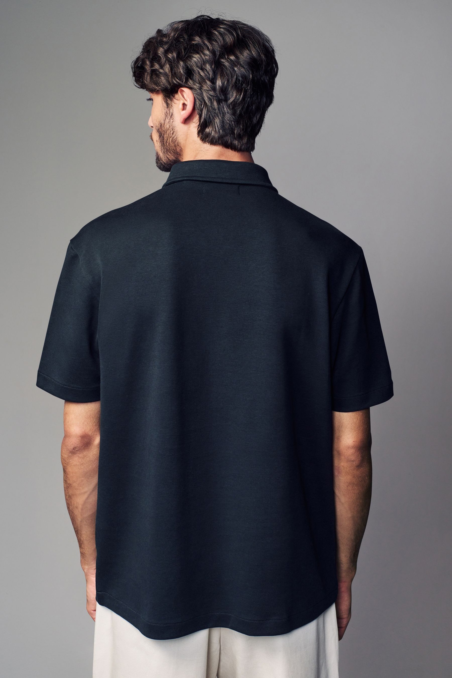 Next Poloshirt Relaxed Fit, schweres Polo-Shirt günstig online kaufen
