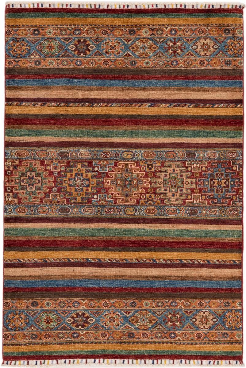 Orientteppich Arijana Shaal 106x154 Handgeknüpfter Orientteppich, Nain Trading, rechteckig, Höhe: 5 mm