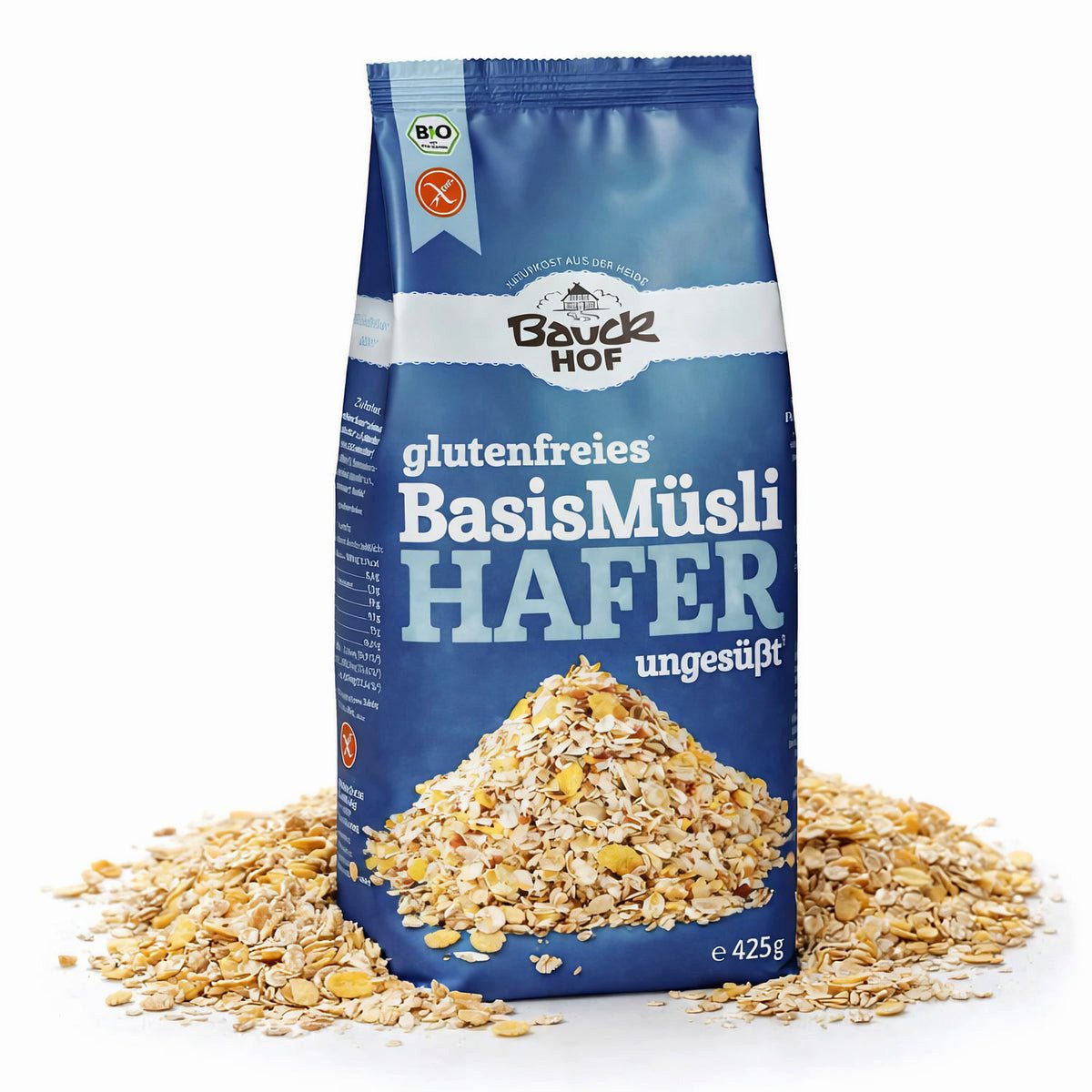 Bauckhof Getreide Bauckhof Bio Hafermüsli Basis glutenfrei